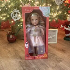 Our Generation holiday doll Crystal - Brand New in box - limited edition